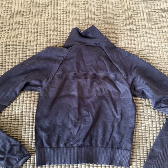 Fabletics  Cropped  Seamless Rib Jacket Zip Up Women's Size small - Picture 7 of 14